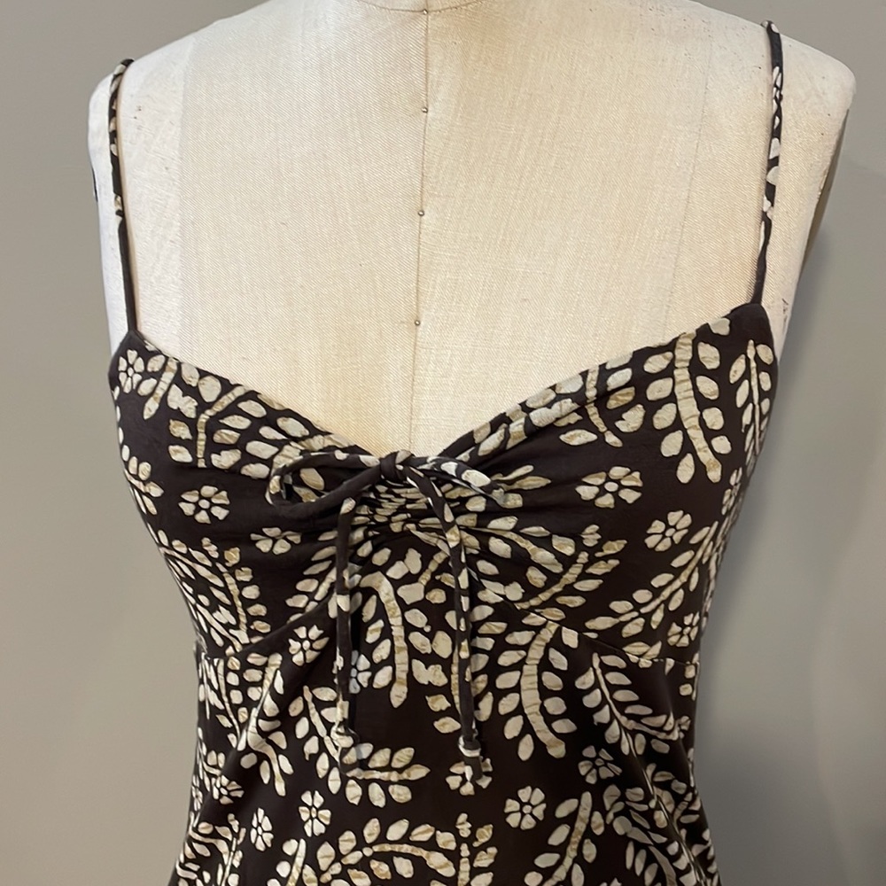 Gap strappy little brown dress - Picture 2 of 6